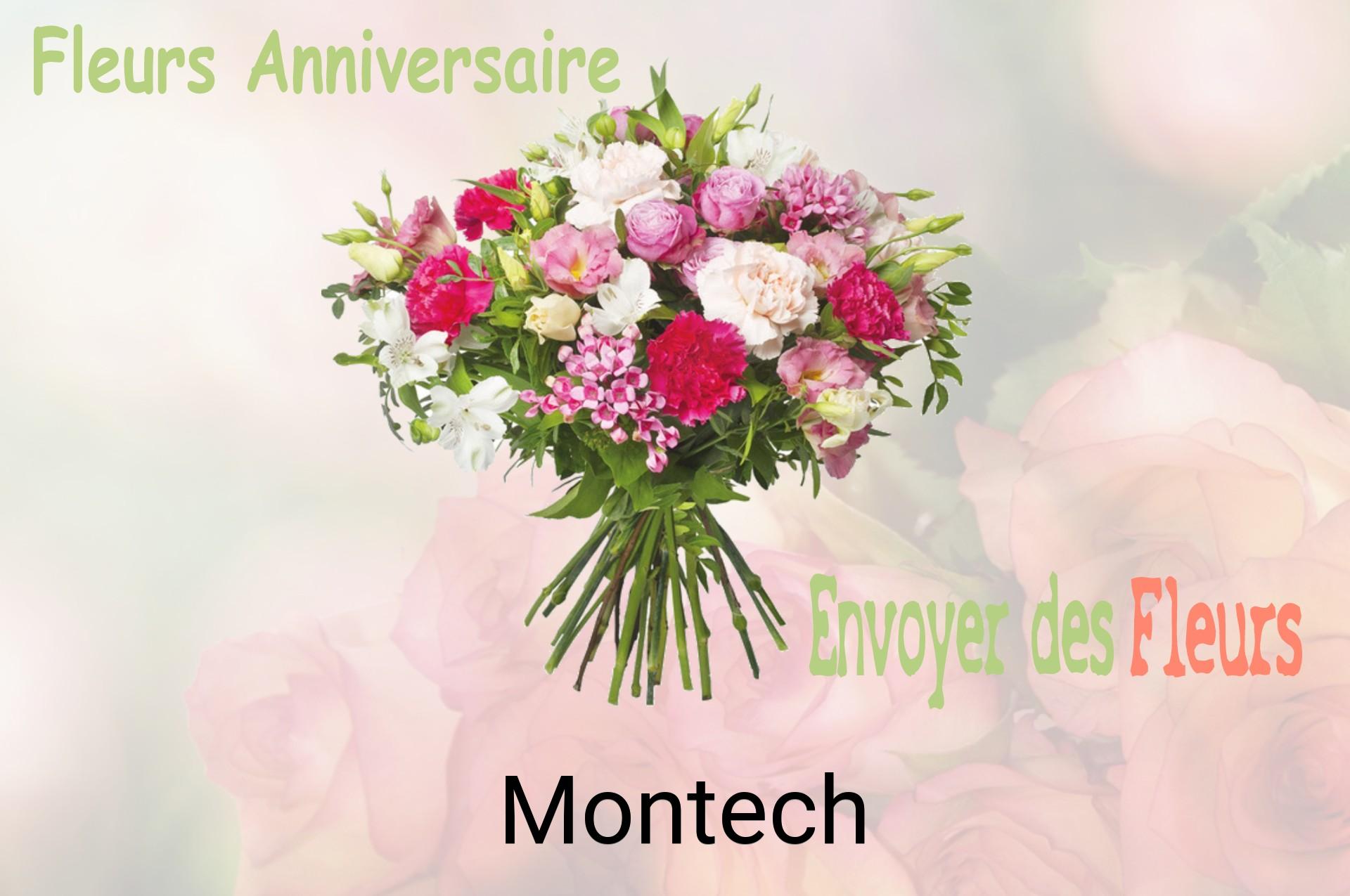 Bouquet de fleurs d’anniversaire livré à Montech